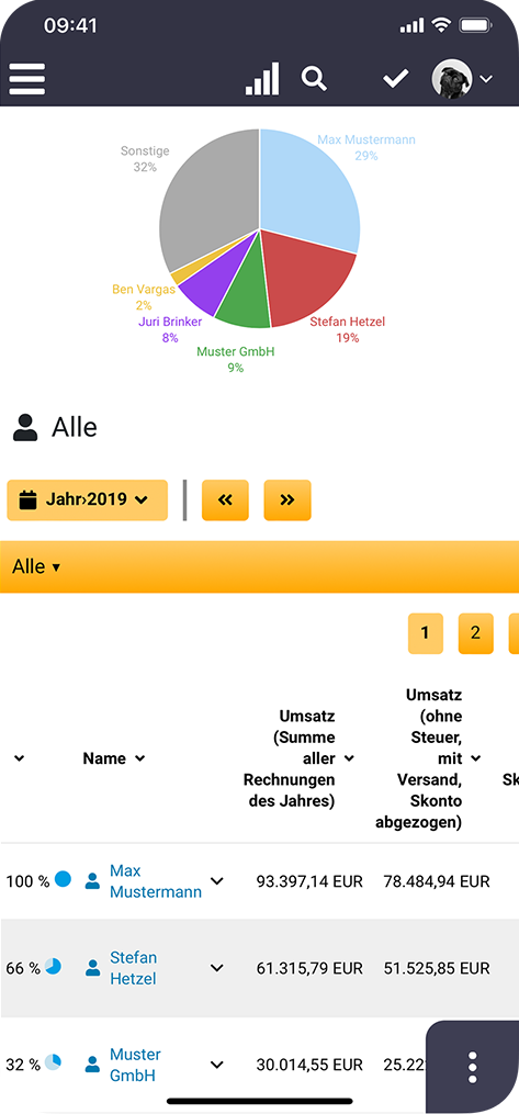 screenshot Pico®️Time kunden