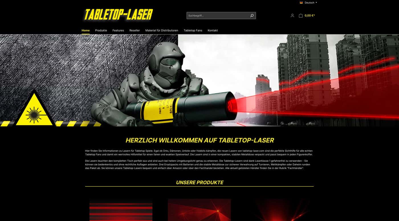 Tabletop-laser
